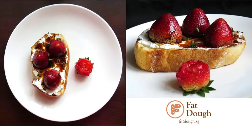 Strawberries Ricotta Tartine|Daniel Limさん