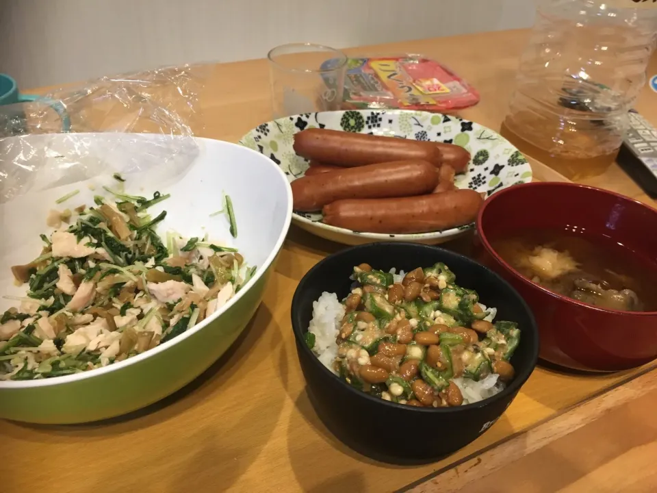 Snapdishの料理写真:おくらの納豆和え、|アップルさん