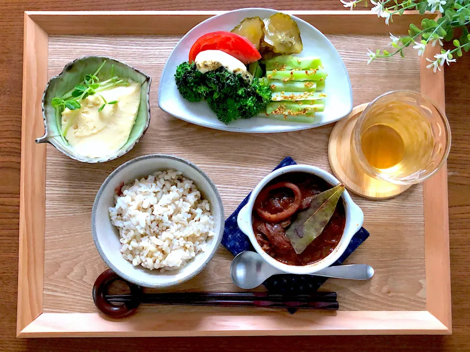 ヘルシーカレー定食|ゆみさん