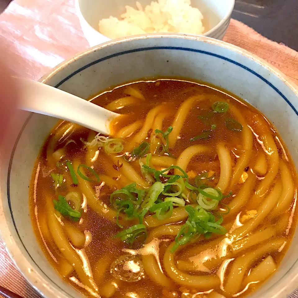 カレー鍋スープでカレーうどん|純さん