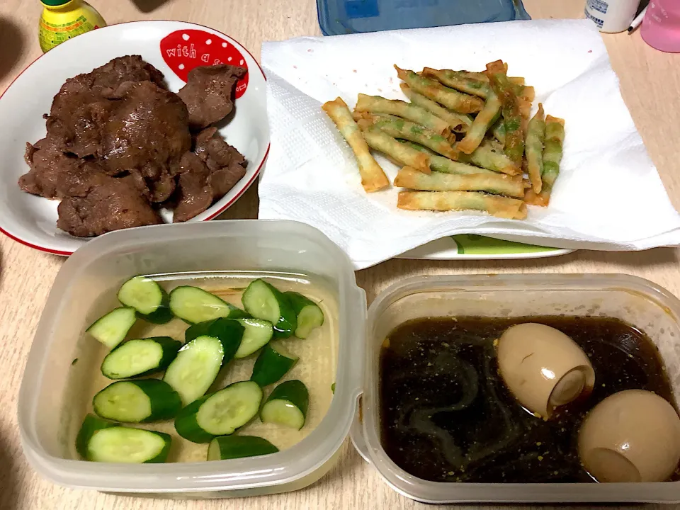 Snapdishの料理写真:おつまみ晩ご飯w|mayuさん