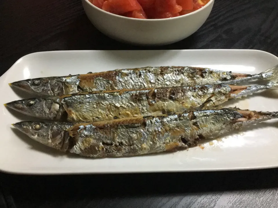 小ちゃいけど生秋刀魚塩焼き^_^|marioさん