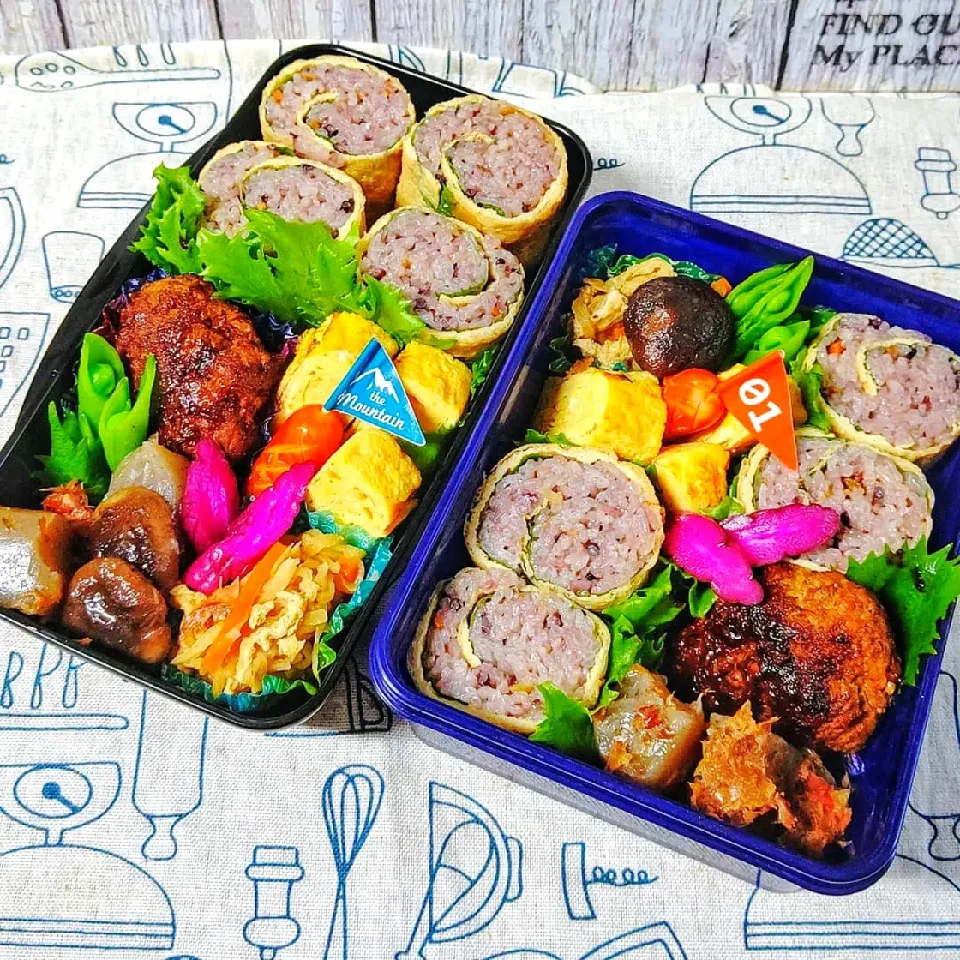 Snapdishの料理写真:ハンバーグ弁当☆|とももんさん