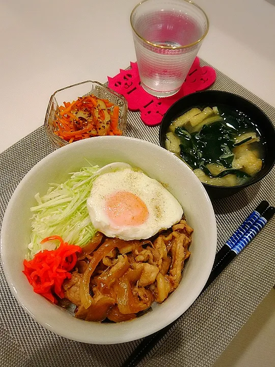 Snapdishの料理写真:旦那さんのおそーい夕飯|ねこさんさん