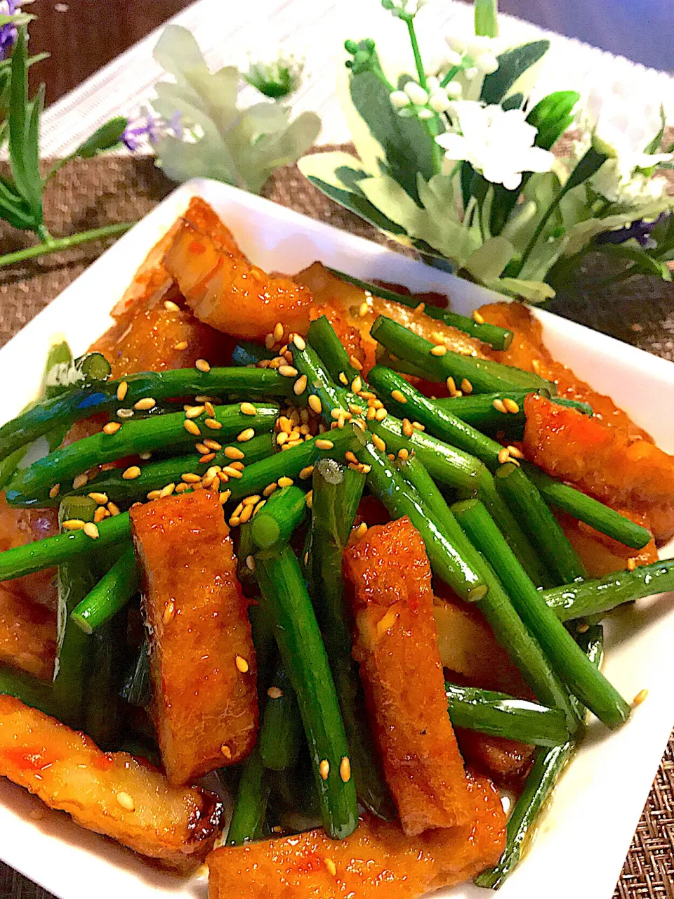 ニンニクの芽とさつま揚げのささっと炒め💕|🌺🌺Foodie🌺🌺さん