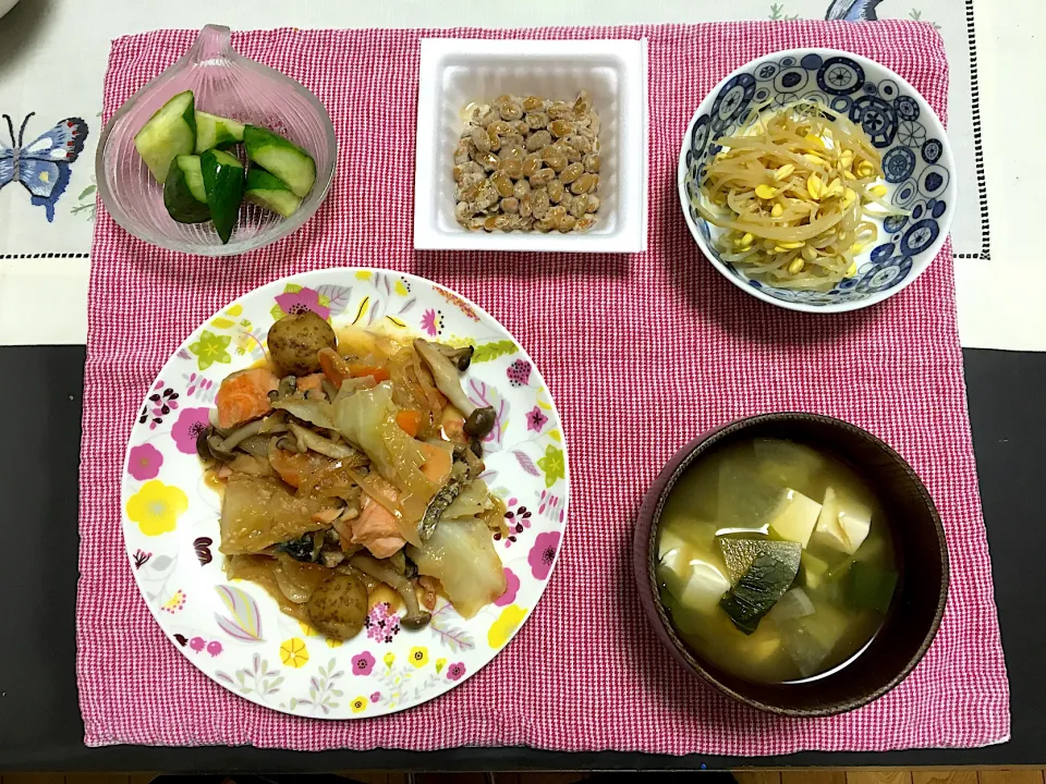 鮭のちゃんちゃん焼きのご飯|みよさん