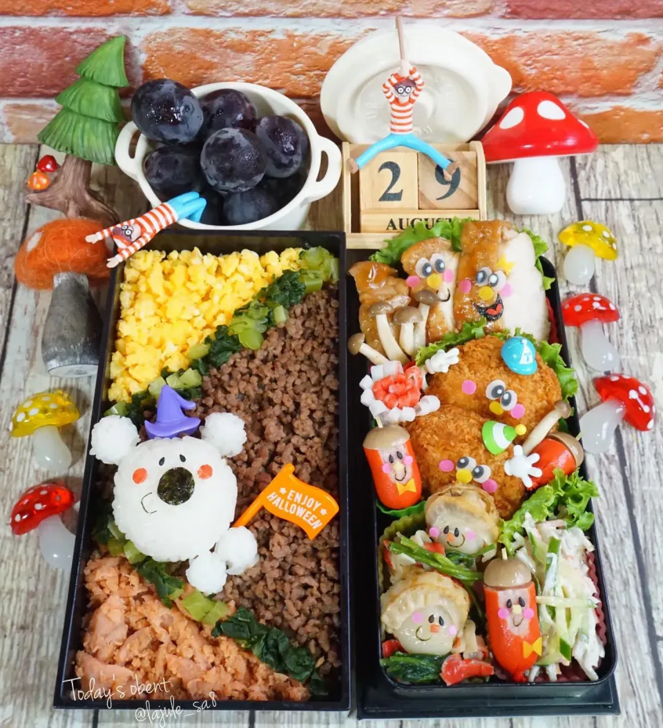 Snapdishの料理写真:そぼろぉ弁当🌈|La-Jule Sa8さん