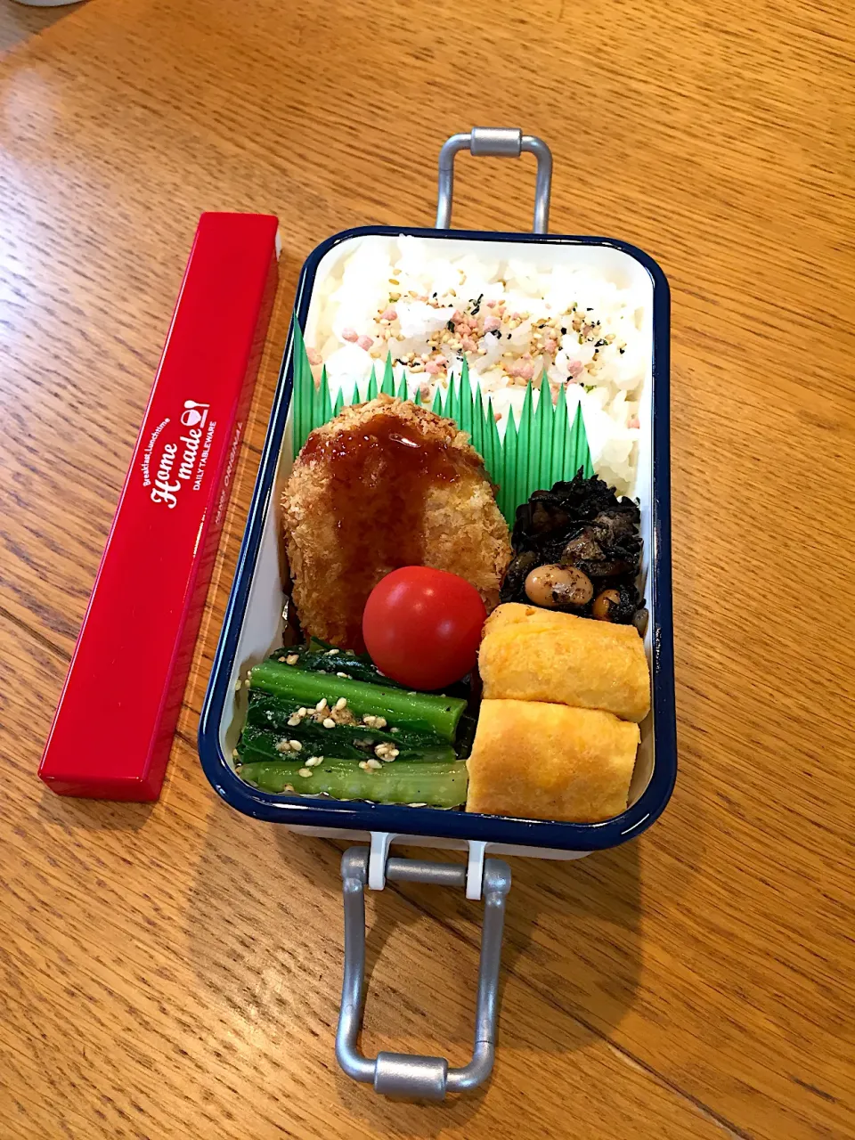 JK弁当  オニオンベーコンのコロッケ|まつださんさん