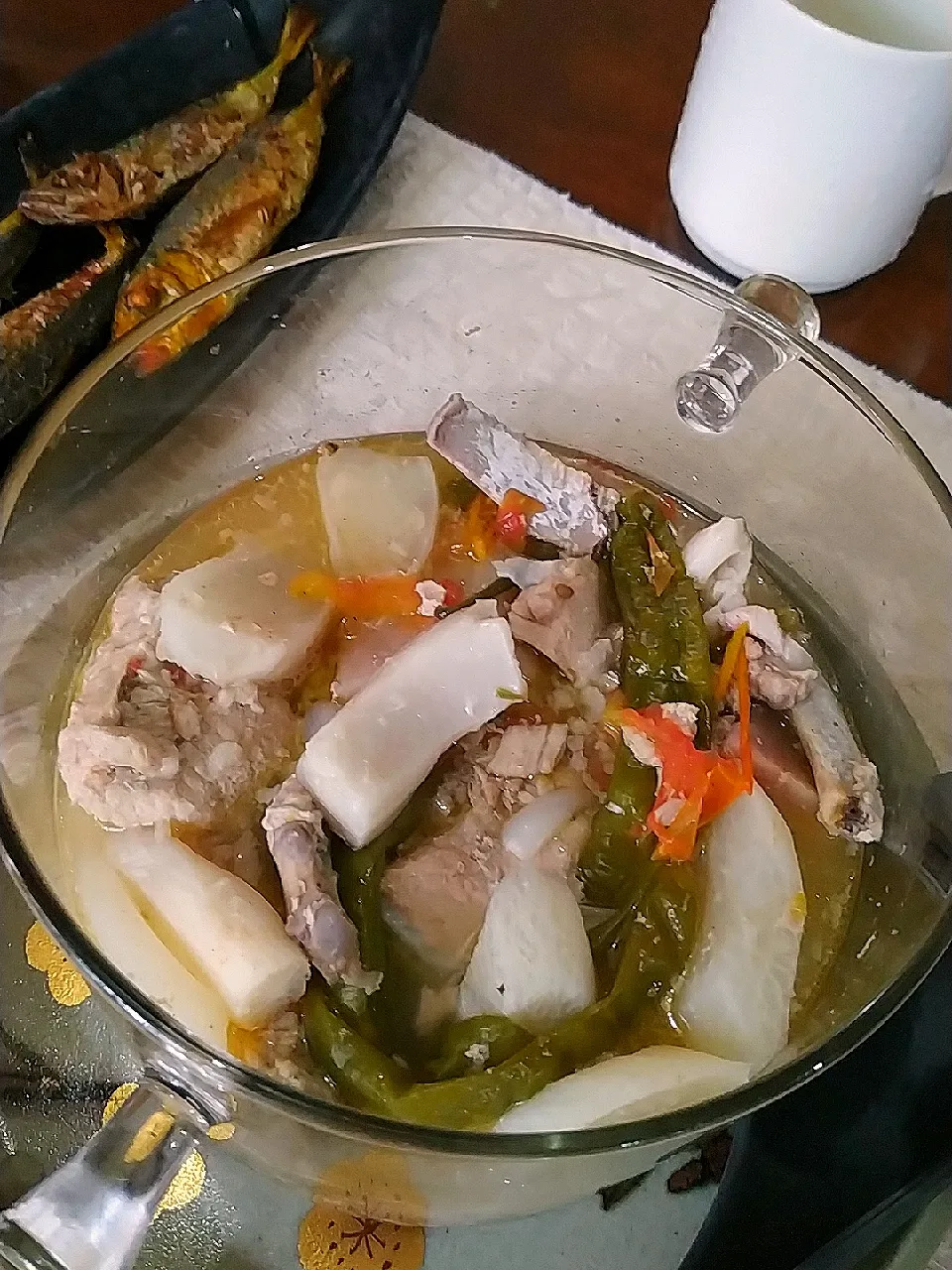 pork chop sinigang for breakfast|janiさん