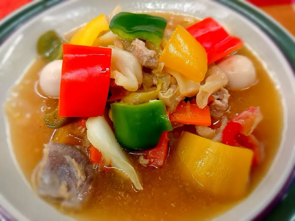 キャベツと鶏肉の中華風煮物|よっしー(=^ェ^=)さん