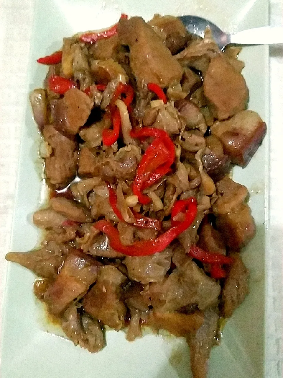 filipino adobo with mushroom for dinner ❤️|janiさん