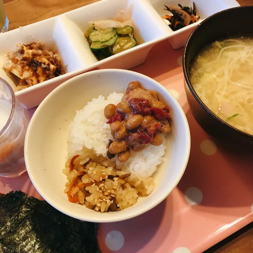 Snapdishの料理写真:朝2019.8.30|ささなおさん