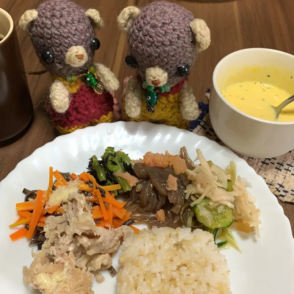 Snapdishの料理写真:昼ごはんでした（╹◡╹）|chagashiさん