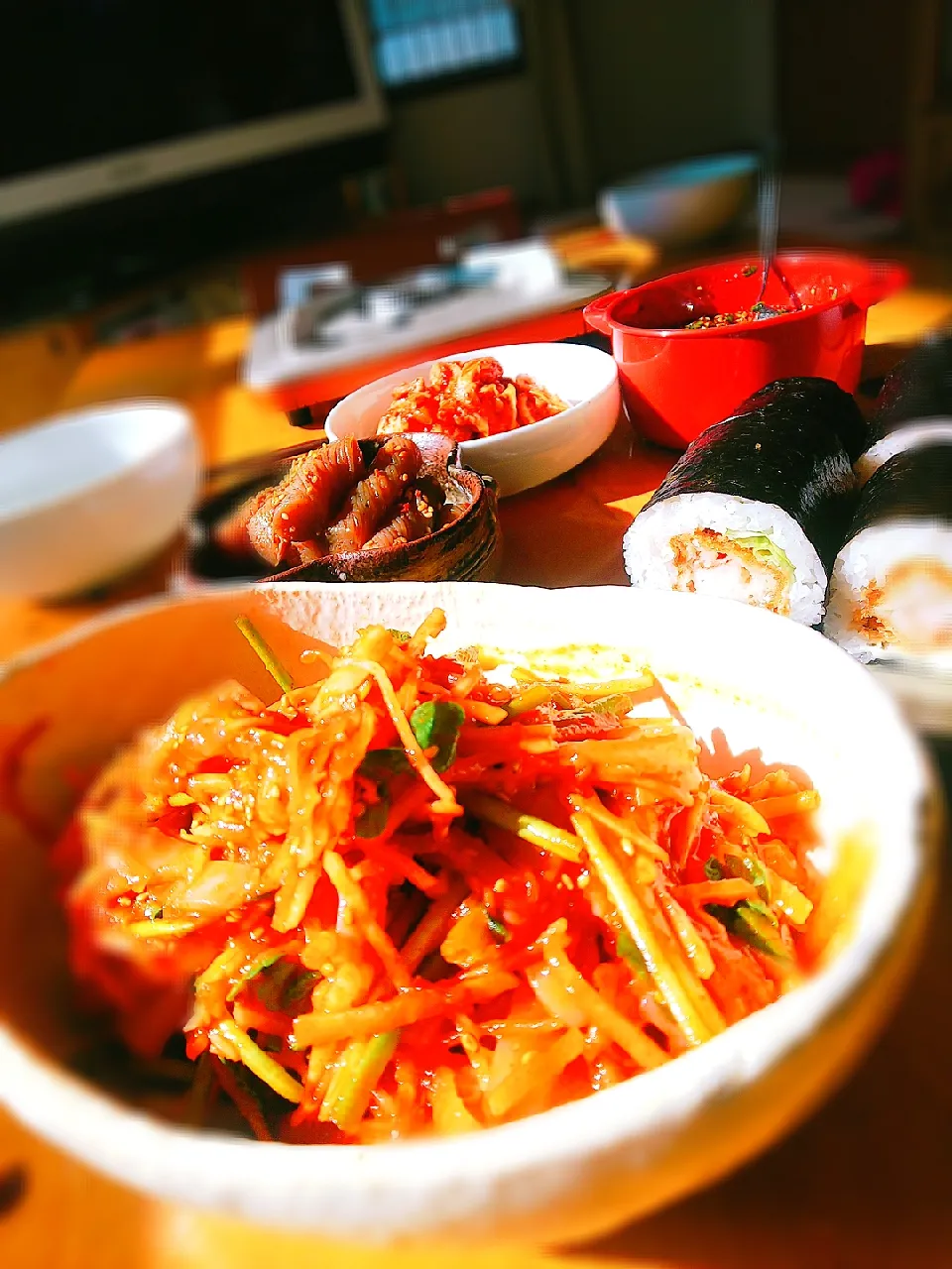 イカと大根、セリの
酢コチュジャン和え～♪♪|砂糖味屋キッチンさん