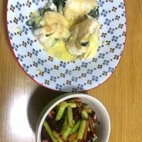 鶏ささみの大葉チーズ焼 タコ炒め|max12さん