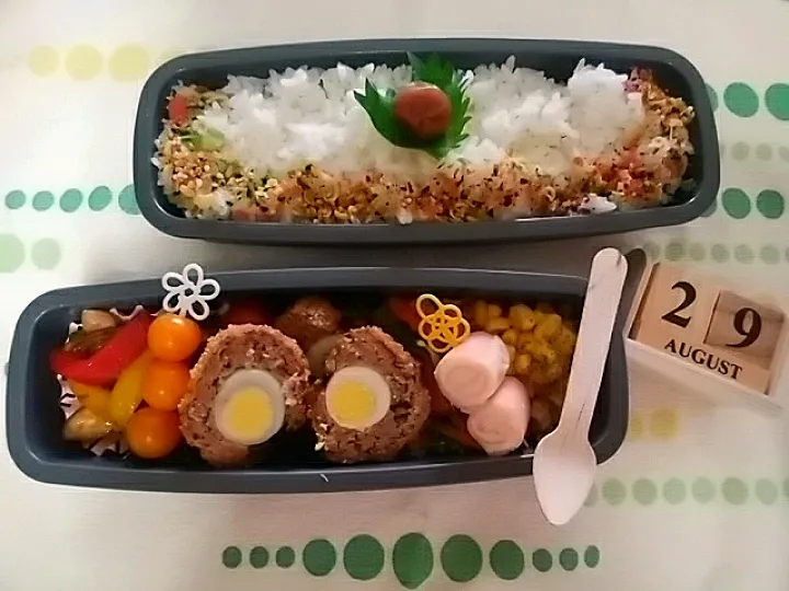 Snapdishの料理写真:🍱今日の息子弁当|tomoさん