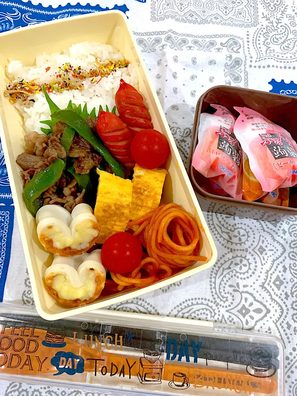 Snapdishの料理写真:2019.8.31 今日の娘弁当♡|mieさん