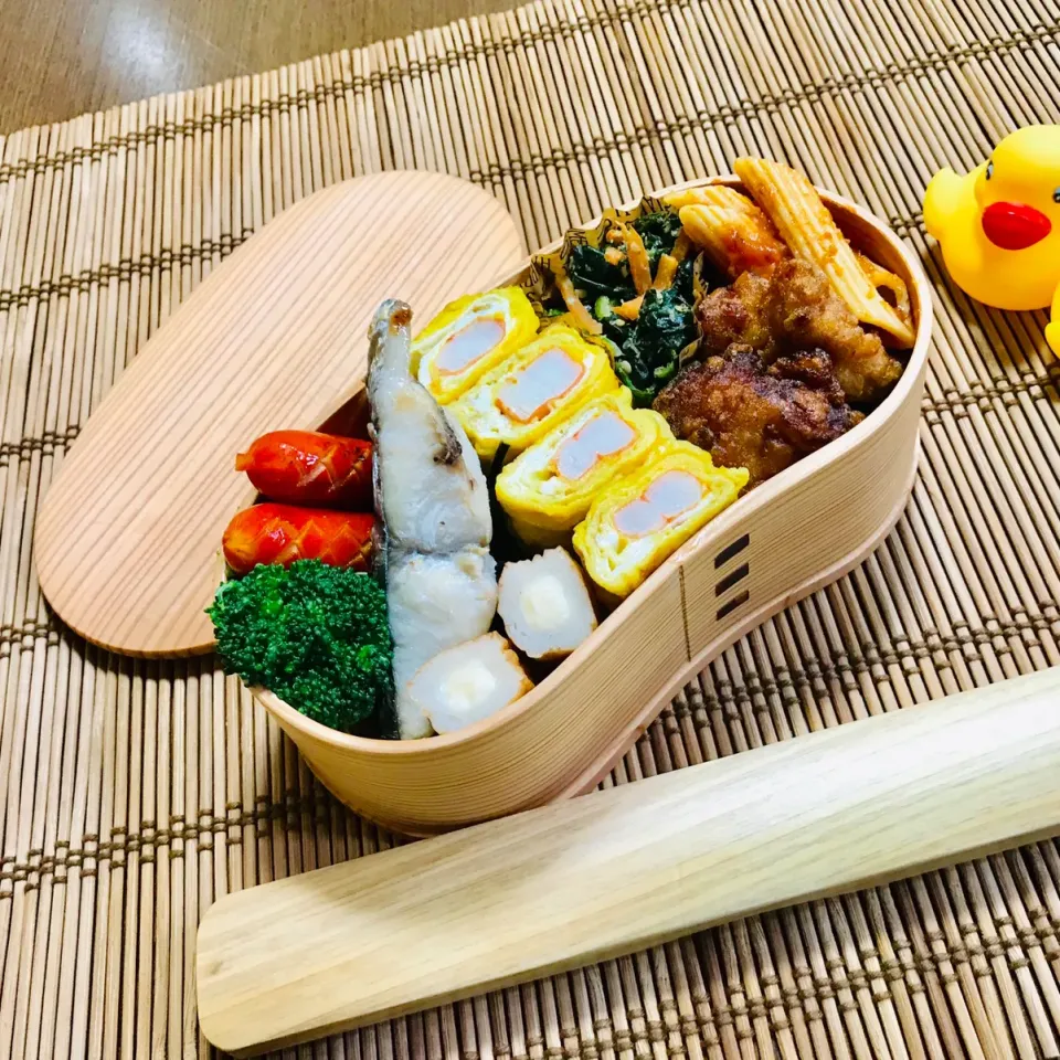 おかずいっぱい『海苔弁』わっぱ弁当|nailsbayさん