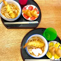 天ぷらうどん定食🍚|美幸さん