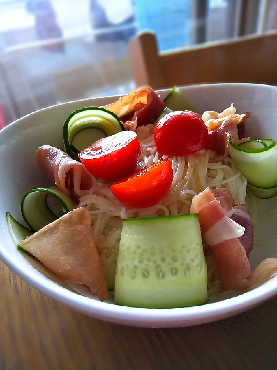 カペリーニ風そうめん|まきごろうさん