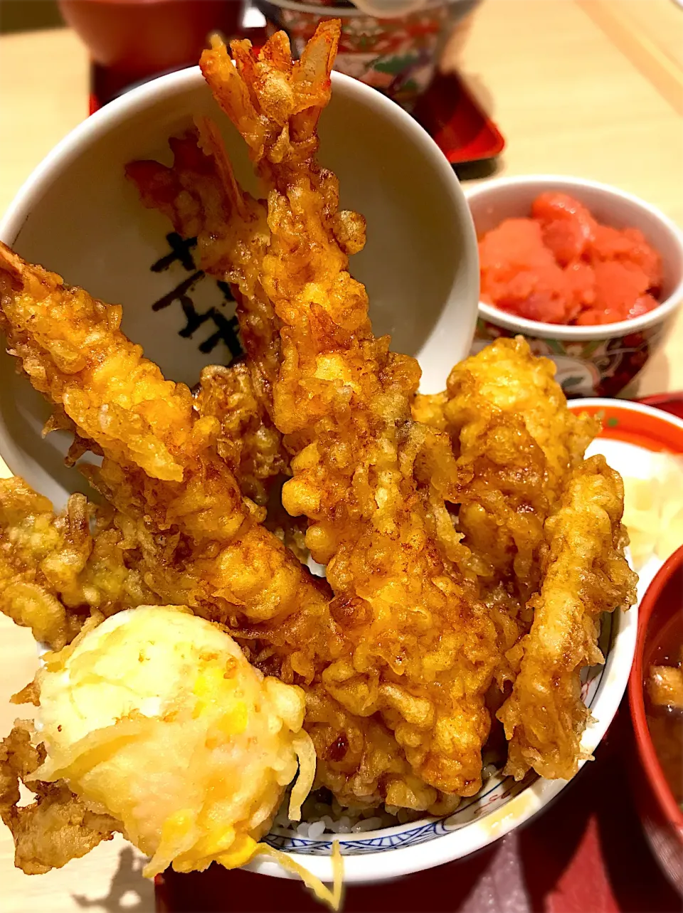 Snapdishの料理写真:えびのやさんの極天丼💛|ナナさん