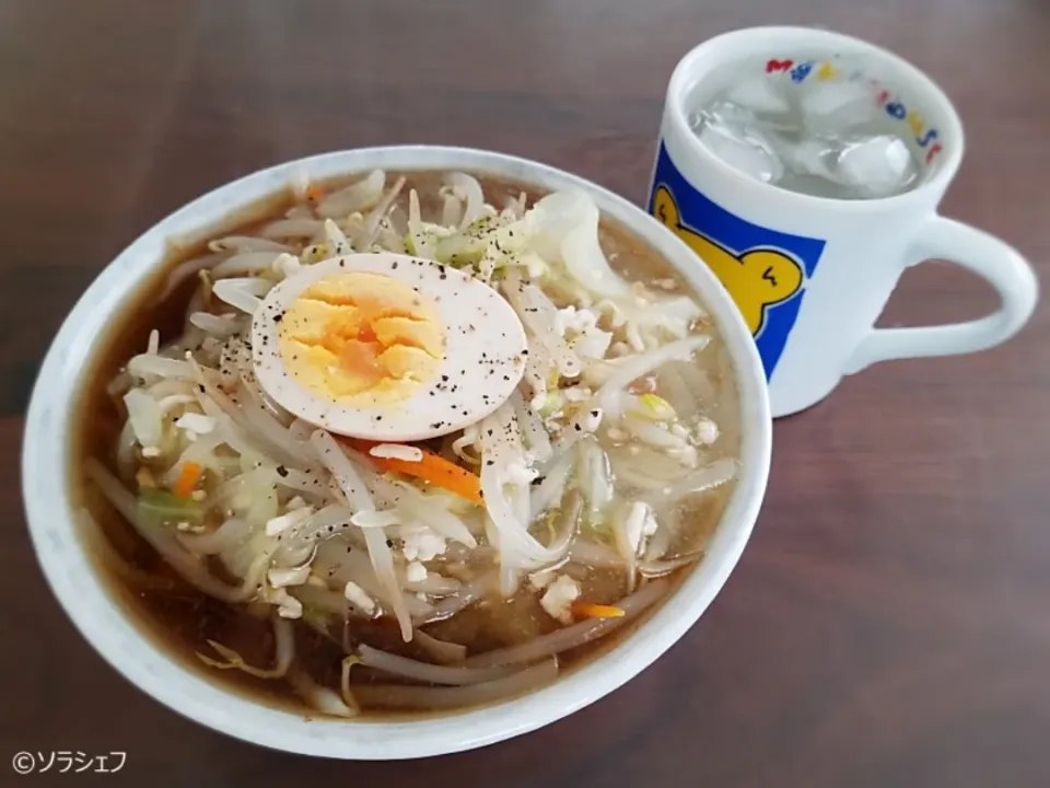 Snapdishの料理写真:今日の昼ご飯だよ(*^^*)
★野菜あんかけラーメン|ソラシェフさん