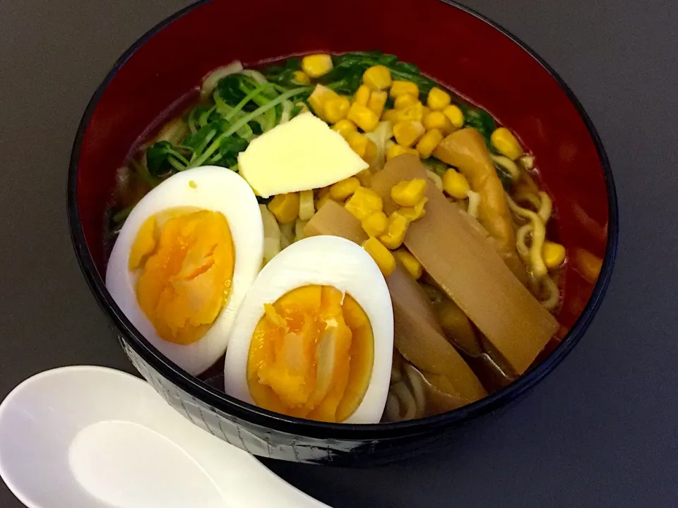 久々のマルちゃん正麺味噌らーめん🍜|ミイさん