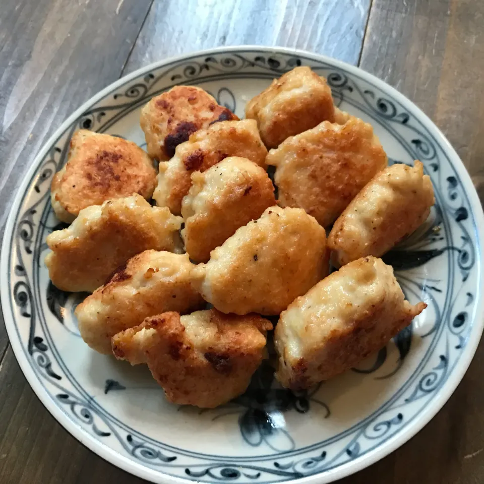 うずくまる🌀さんの料理 お豆腐チキンナゲットを揚げずに焼くタイプで(´･Д･)」|koji toyodaさん