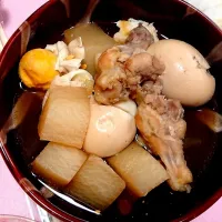 手羽先と大根、卵の煮物|京子さん