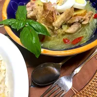 ソトアヤム(インドネシアの鶏肉スープ)を作りました。|伊藤 真奈美さん