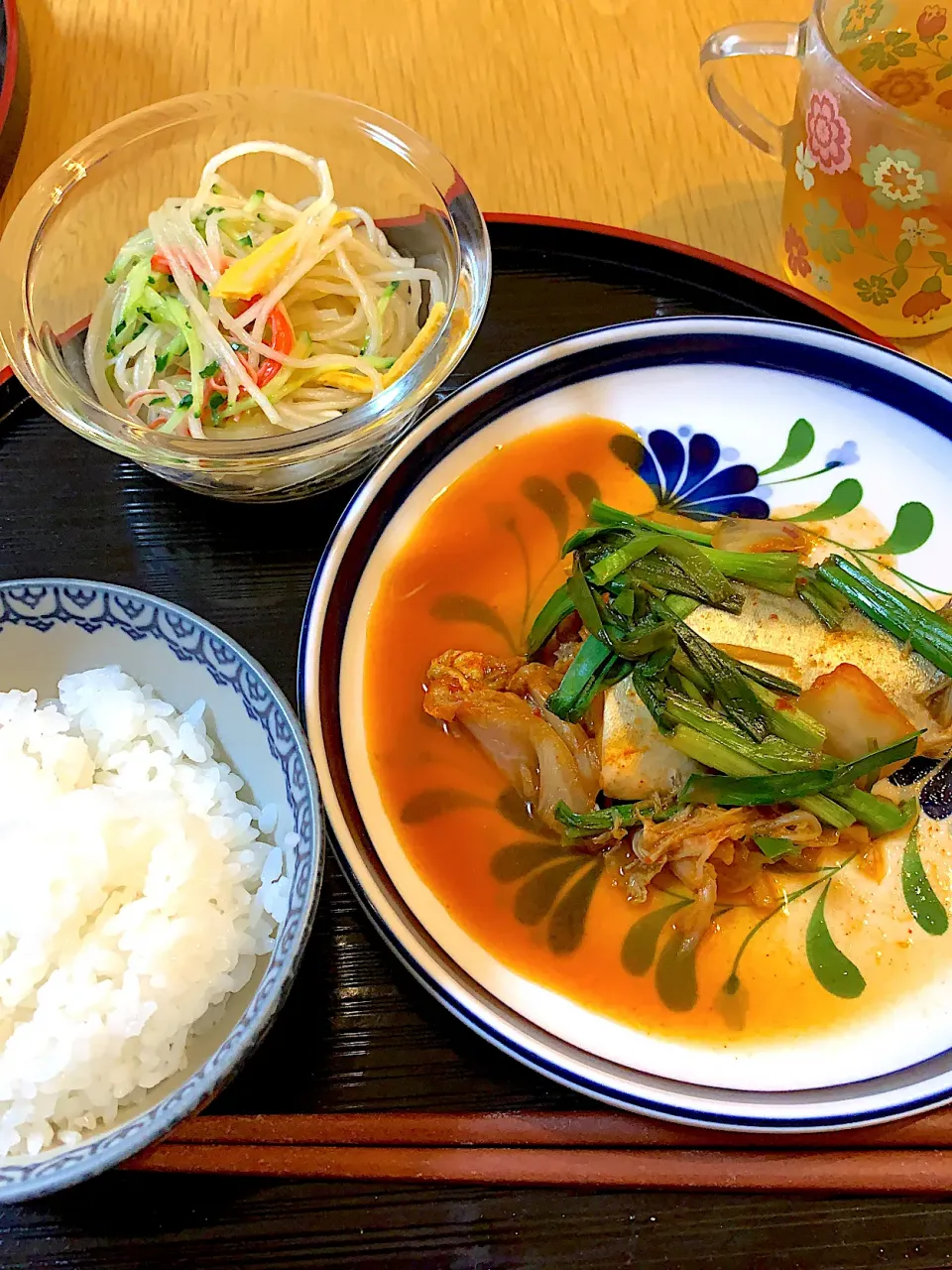 サバのキムチ煮で晩御飯|Mikaさん