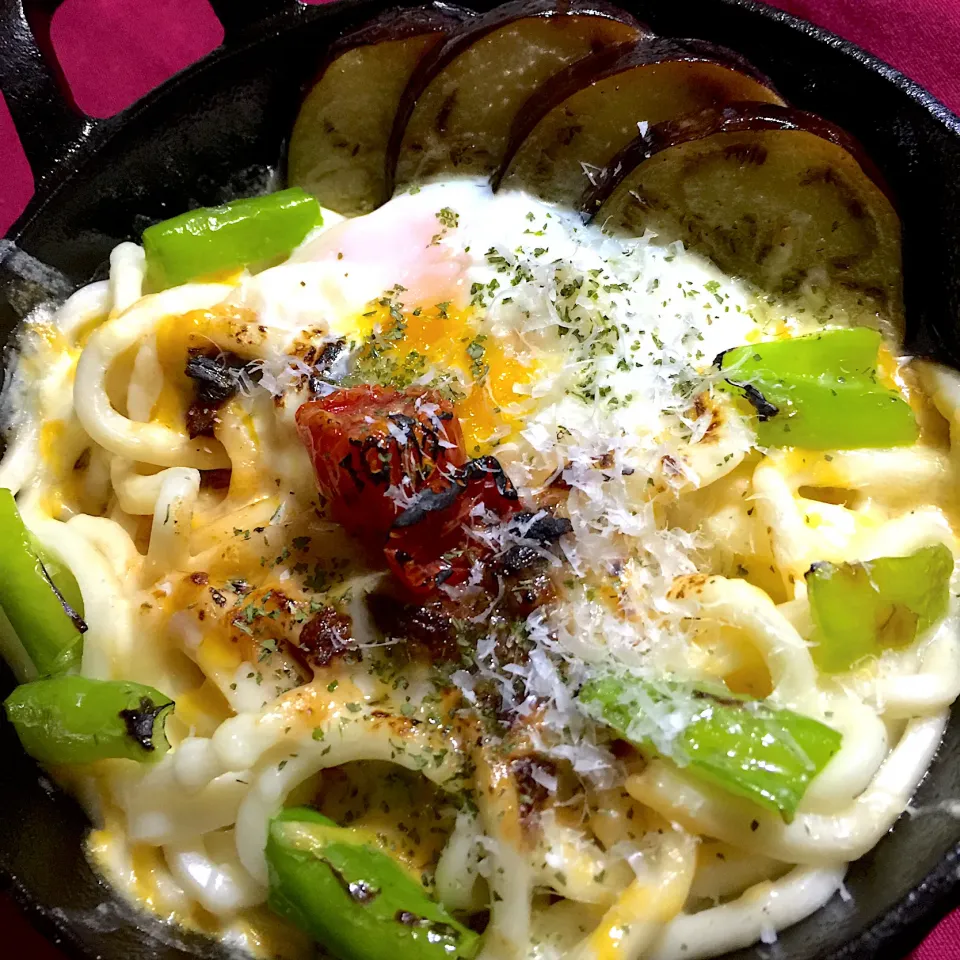 スキレットで焼きうどん|Kさん