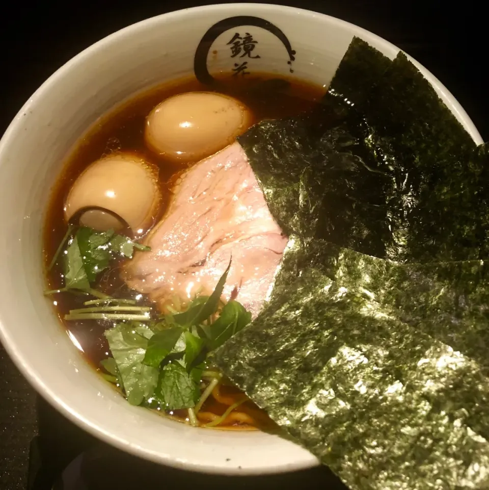 Snapdishの料理写真:味玉ラーメン （醤油）|Yuki Shiraiさん