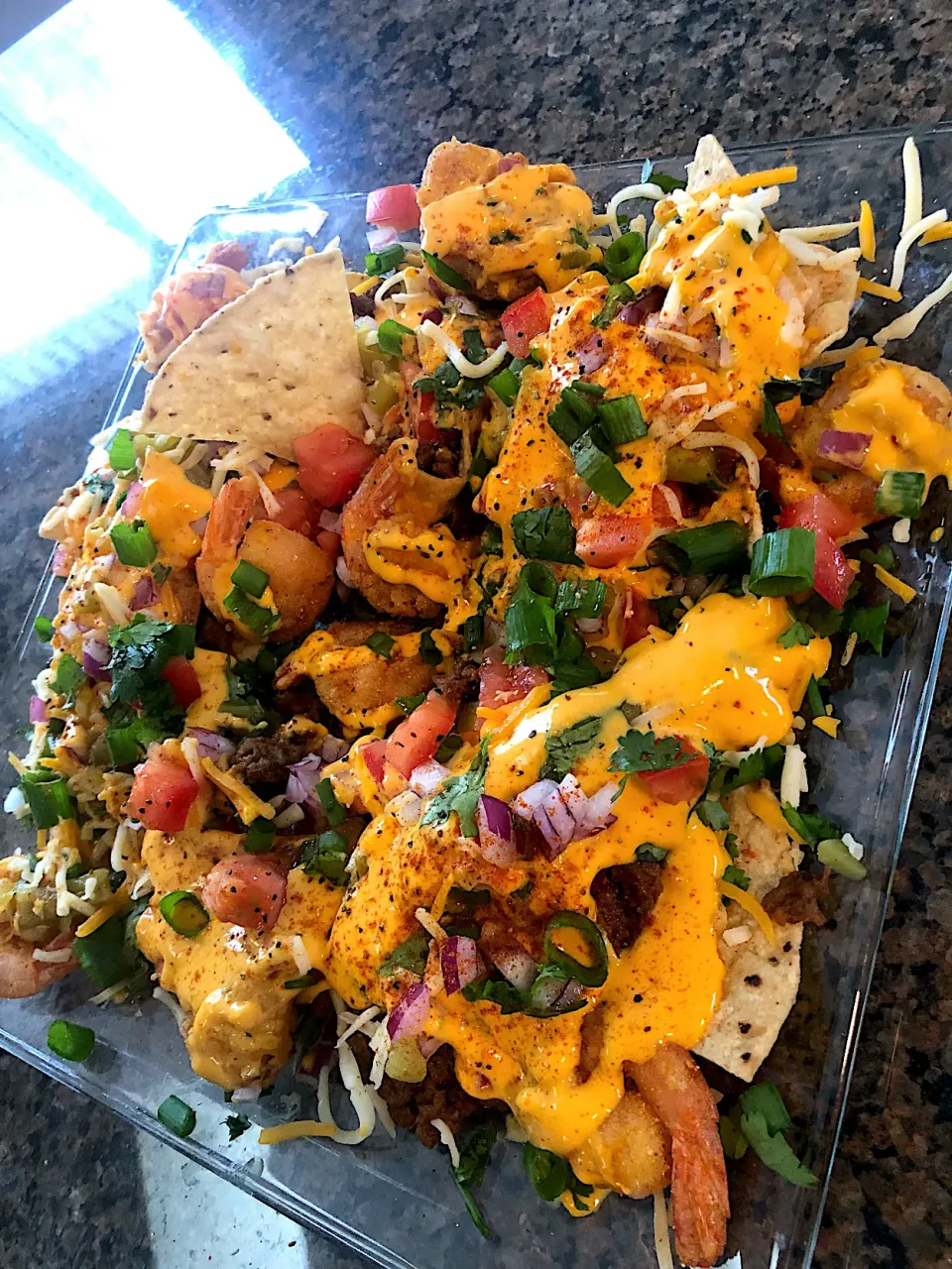 Loaded Shrimp nachos|Tawanjaさん