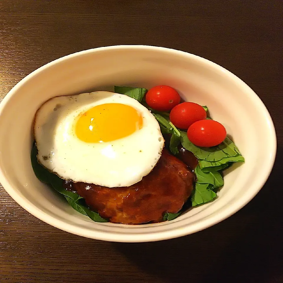 息子置き弁🍱ラストはロコモコ丼|Rieさん