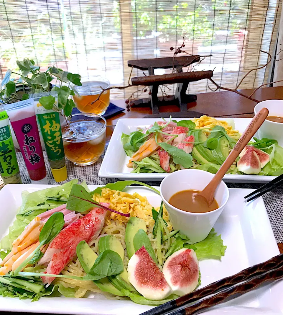 サラダ🥗冷やし中華|シュトママさん