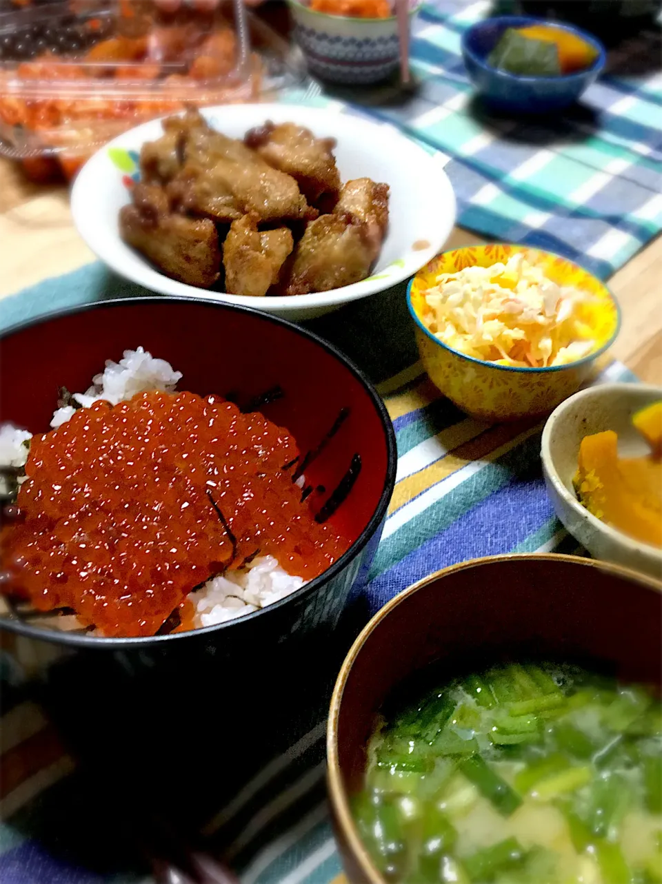 お夕飯 イクラ丼|renharuruさん