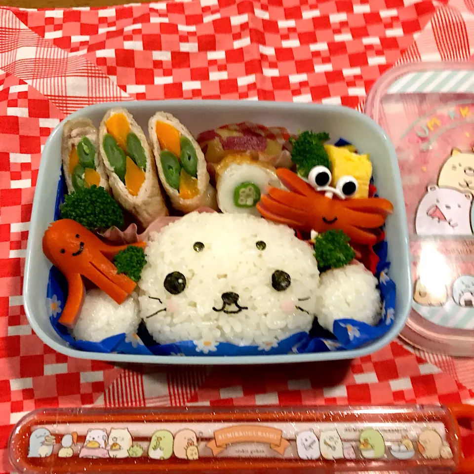 Snapdishの料理写真:ゴマアザラシ弁当|mama+mさん