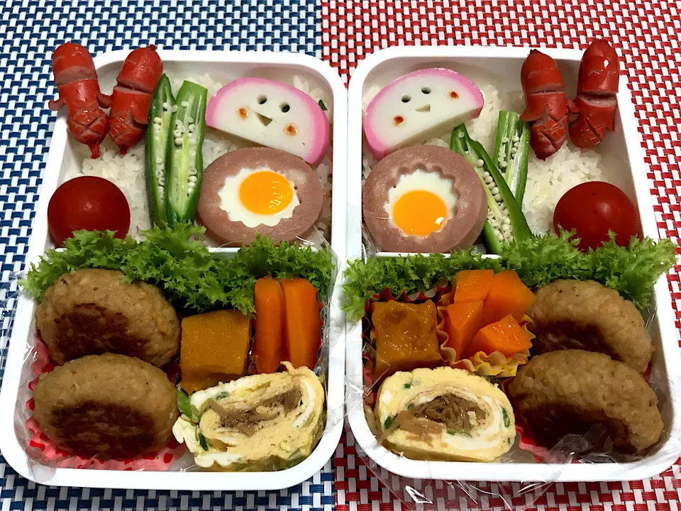 Snapdishの料理写真:2019年9月3日 ムスコ＆オレ弁当♪|クッキングおやぢさん