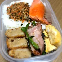 Snapdishの料理写真:婿さん弁当|けりょこさん