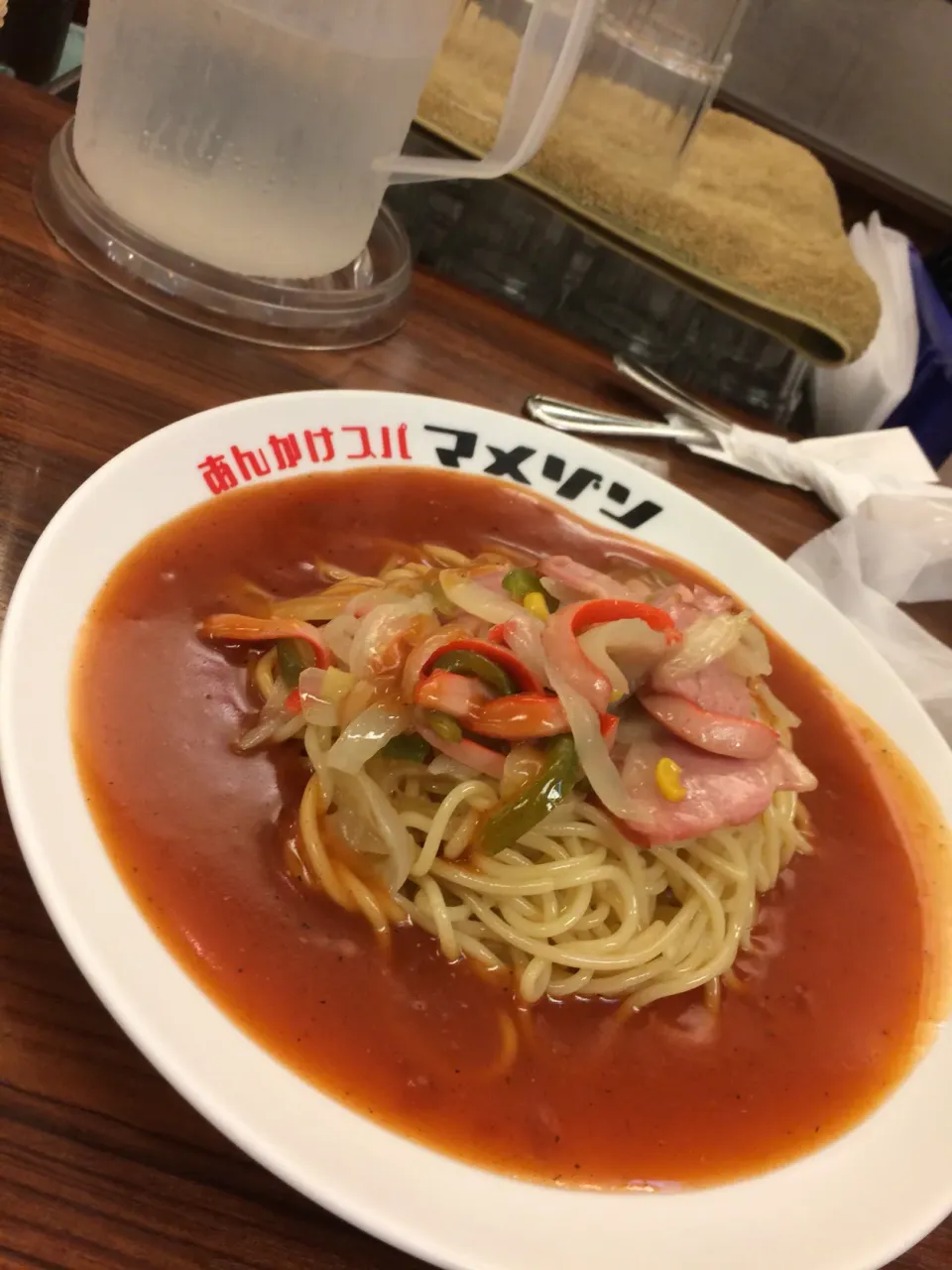 「マ メゾンエスカ店」の、あんかけスパゲティ「ミカラン」|隆志さん