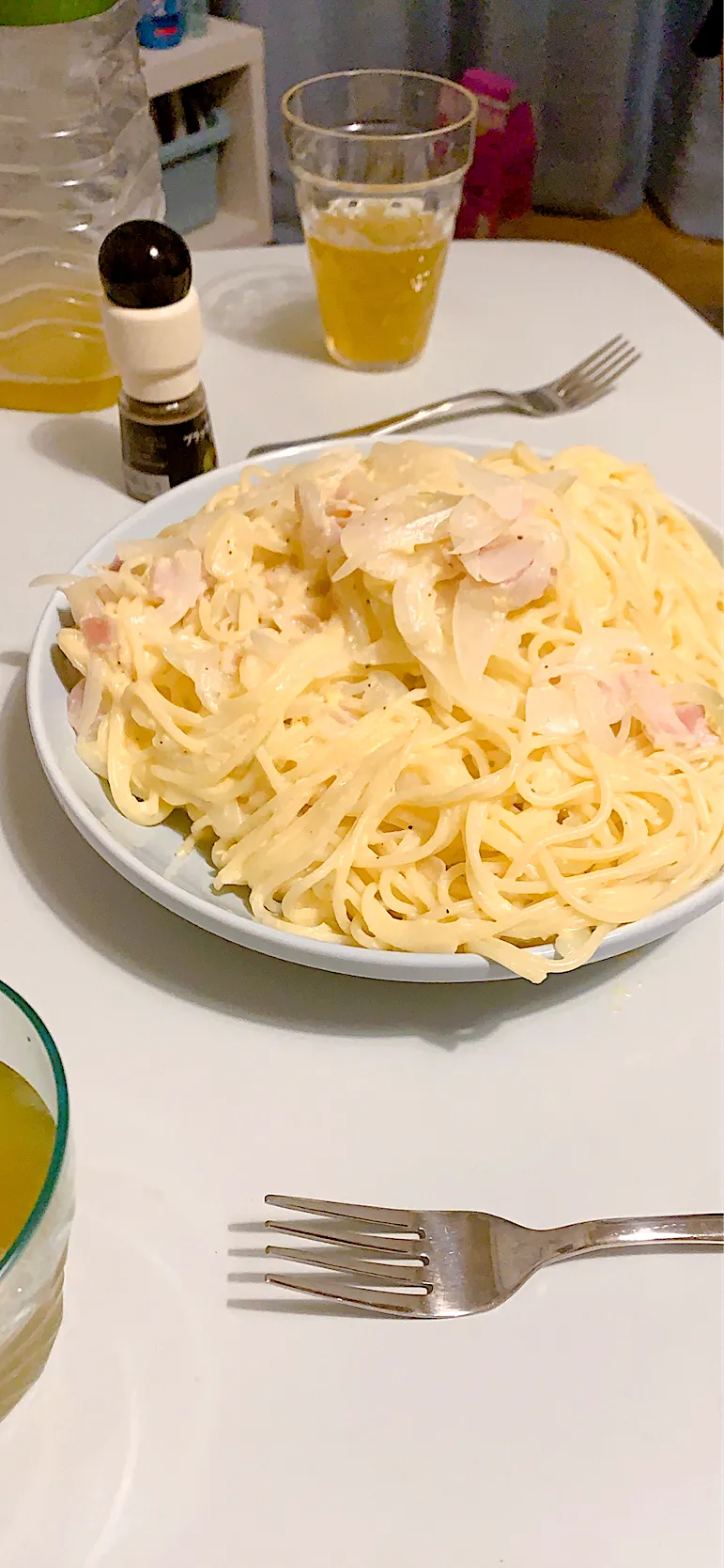 Snapdishの料理写真:即席カルボナーラ|まるさん