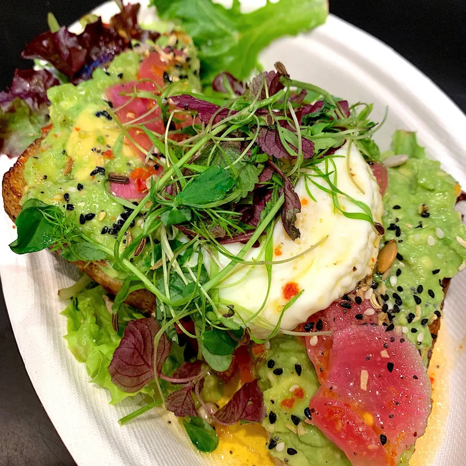 Snapdishの料理写真:#avocadotoast|Junya Tanakaさん