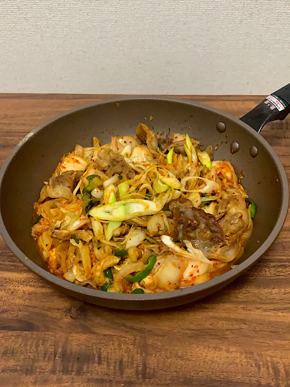 豚キムチ 焼肉のタレとごま油を隠し味 長ネギは後入れで歯ごたえ残し|Yさん