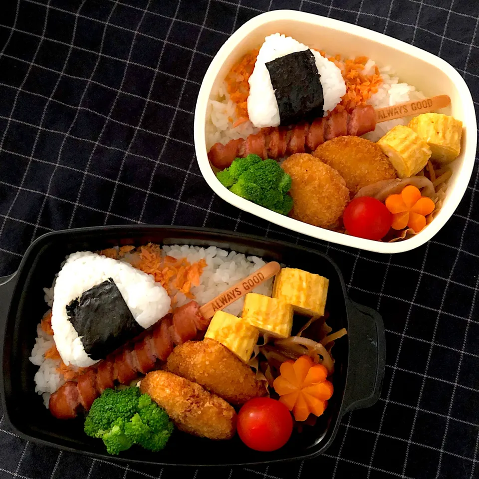 ちっちゃなおむすびとトルネードウインナー弁当|emichococo625さん