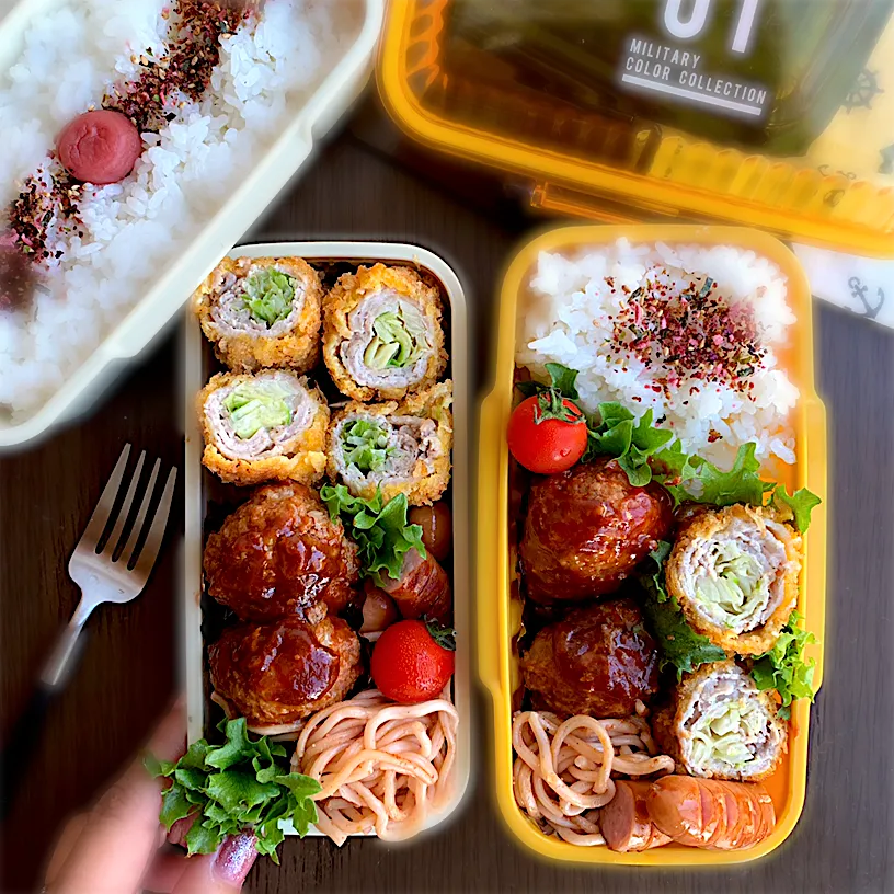 今日の夫婦弁当|さえちゃんさん