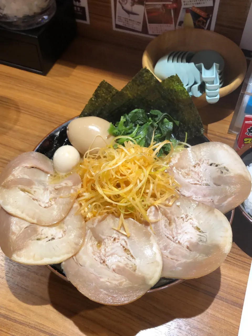 Snapdishの料理写真:ネギチャーシュー  味玉|rockiさん