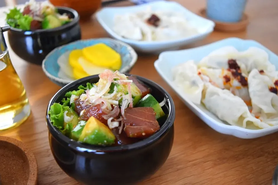 わさびたっぷりマグロのポキ|うにんぱすさん