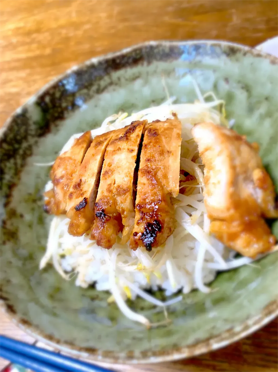 豚の味噌漬け丼|ちびろ菌さん