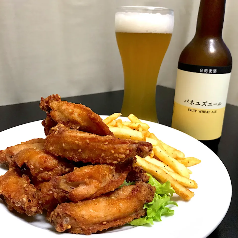 チキンヒーローと地ビール♪|るん♪さん